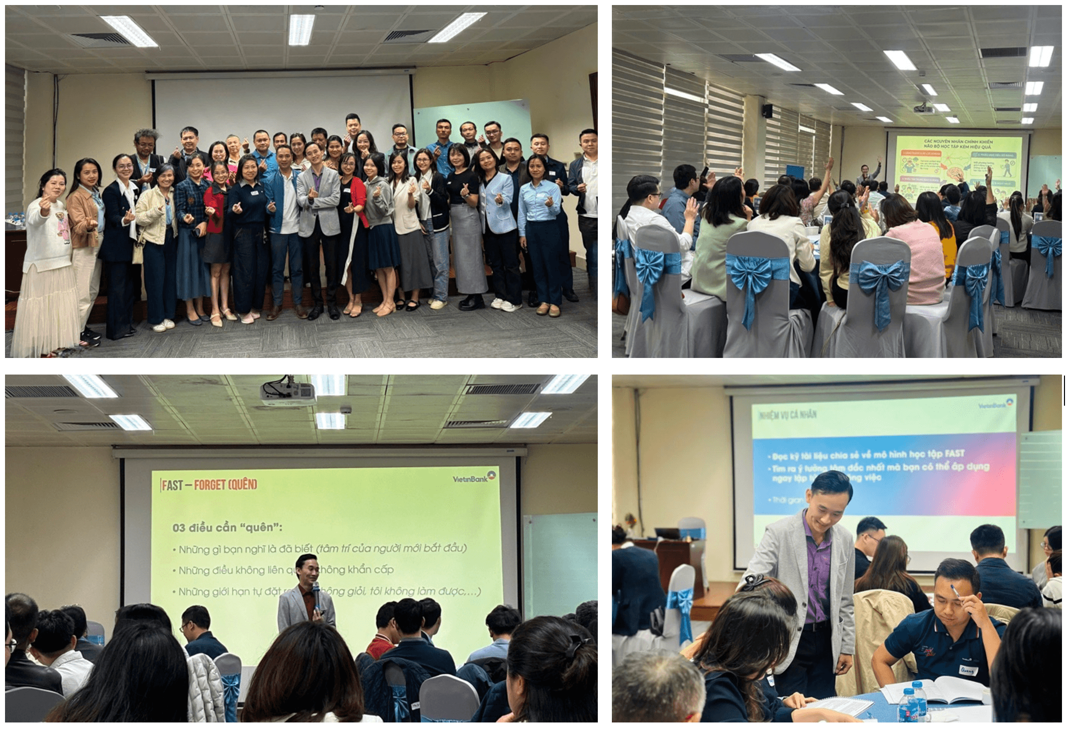 Hình ảnh các lớp Super Learning của Edube tại VietinBank